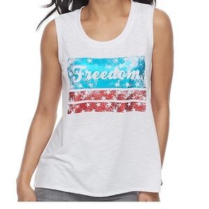 Rock and republic tank with BP Nordstrom high waist Jean shorts